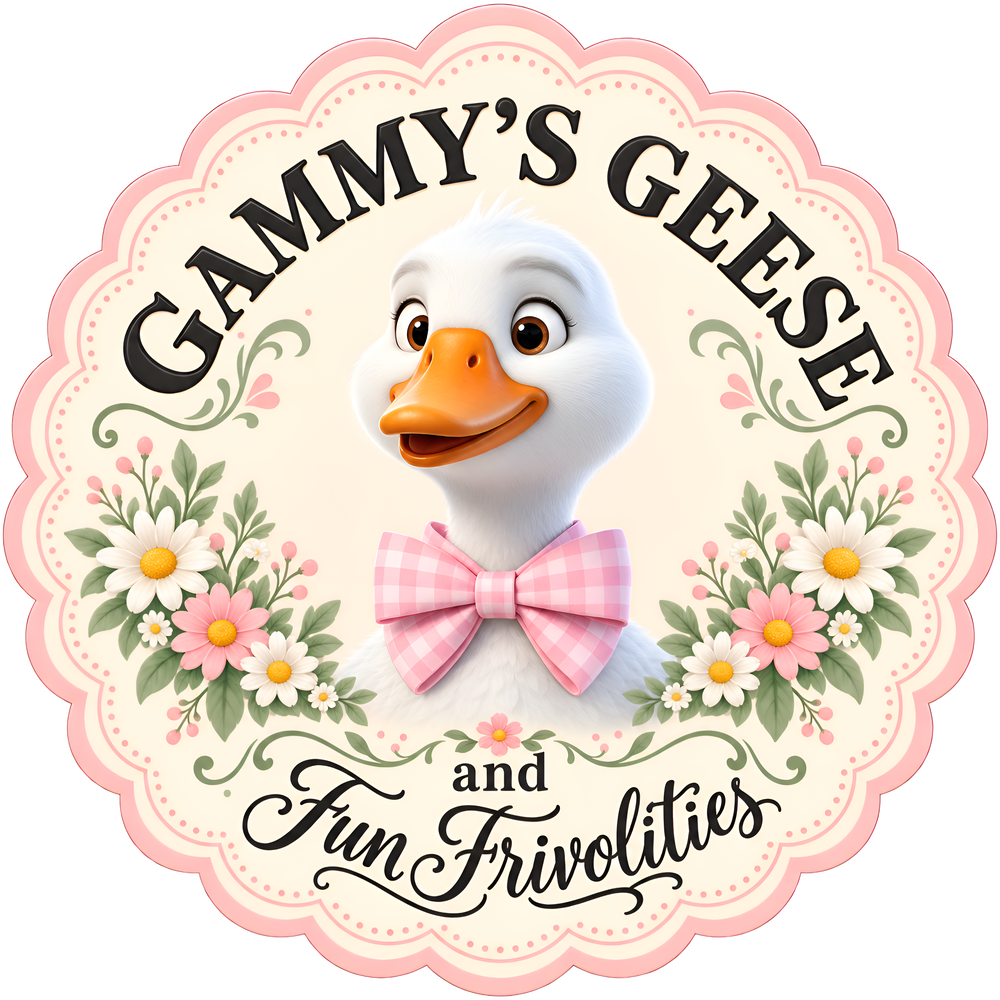 Gammy's Geese and Fun Frivolities logo